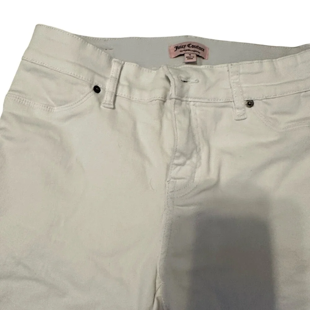 Juicy Couture White Denim Jeans Pants‎ Casual Everyday
